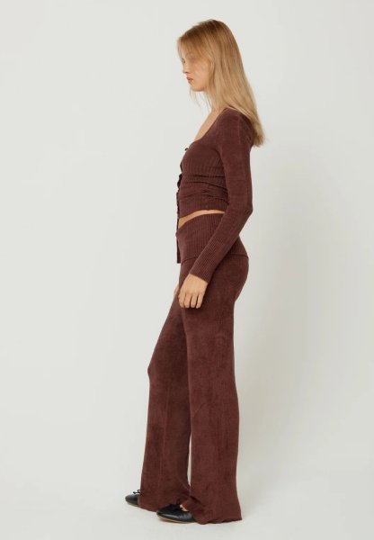 画像7: ［HOUSE OF SUNNY］ THE LOUNGE TOP  ラウンジニットトップ - Brown (7)