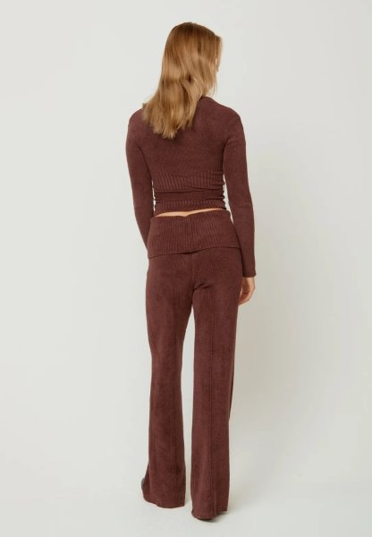 画像8: ［HOUSE OF SUNNY］ THE LOUNGE TOP  ラウンジニットトップ - Brown (8)