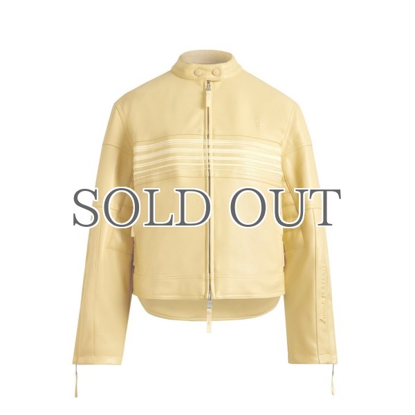 画像3: HOUSE OF SUNNY - The Racer Jacket ビーガンレザーレーサージャケット - Butter Yellow (3)