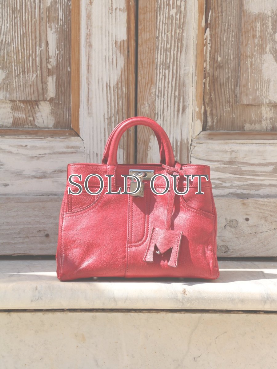 画像1: MEDEA - Nina Small Bag  - Red Leather (1)