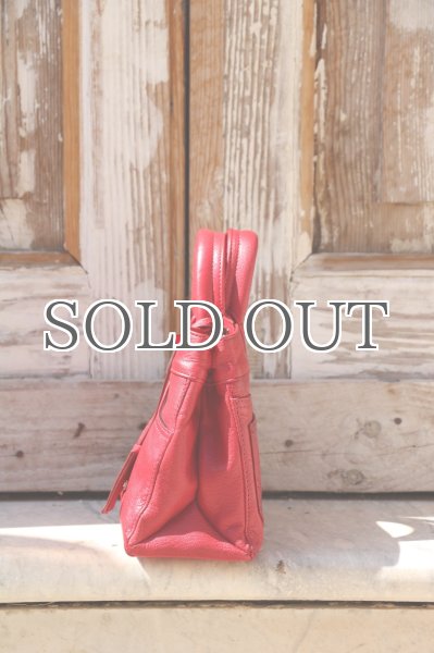 画像3: MEDEA - Nina Small Bag  - Red Leather (3)