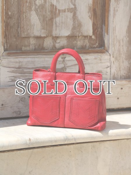 画像2: MEDEA - Nina Small Bag  - Red Leather (2)