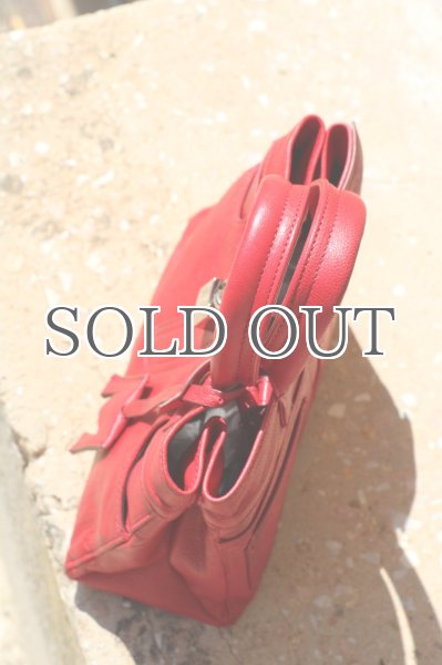 画像6: MEDEA - Nina Small Bag  - Red Leather (6)