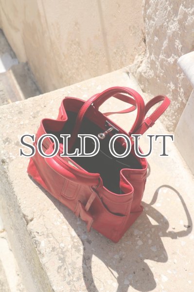 画像9: MEDEA - Nina Small Bag  - Red Leather (9)