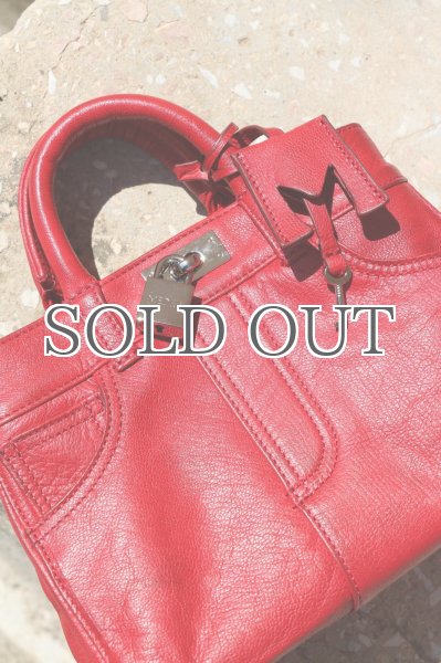 画像4: MEDEA - Nina Small Bag  - Red Leather (4)