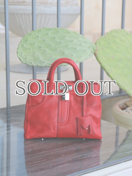 画像10: MEDEA - Nina Small Bag  - Red Leather (10)