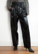 画像6: 【50%OFF】［BLOSSOM H COMPANY］FOIL PINTUCK PANTS／フォイルハイウェストタックパンツ [BLACK] (6)