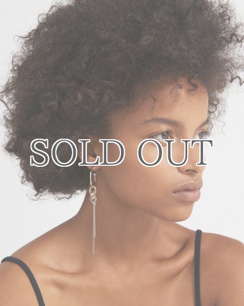 画像3: 【JUSTINE CLENQUET】GEENA EARRING /アシンメトリーフープピアス［SILVER x GOLD］ (3)