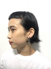 画像5: 【JUSTINE CLENQUET】DEAN CLIP-ON EARRING ／クリップオンシングルイヤリング［SILVER］ (5)