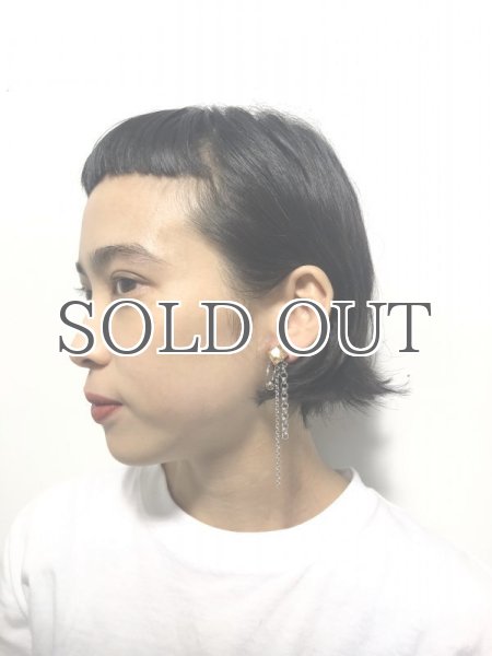 画像5: 【JUSTINE CLENQUET】DEAN CLIP-ON EARRING ／クリップオンシングルイヤリング［SILVER］ (5)