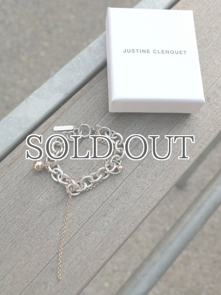 画像6: 【JUSTINE CLENQUET】LEWIS BRACELET／マルチチェーンブレスレット［SILVER/GOLD］ (6)