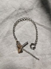 画像4: 【JUSTINE CLENQUET】ELLIE BRACELET／スワロチャーム付チェーンブレスレット［SILVER］ (4)