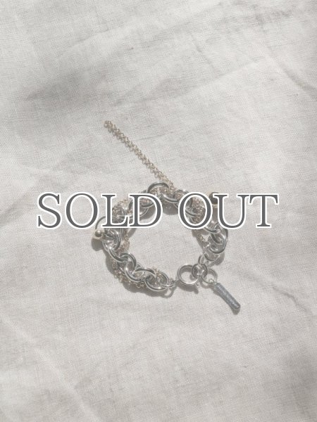 画像3: 【JUSTINE CLENQUET】LEWIS BRACELET／マルチチェーンブレスレット［SILVER/GOLD］ (3)