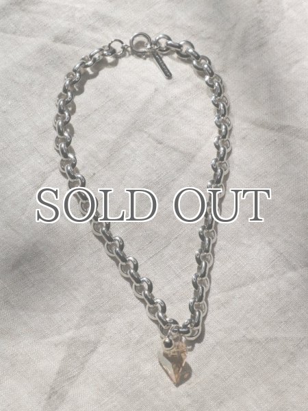 画像8: 【JUSTINE CLENQUET】MADISON CHOKER /ハートチャーム付きチェーンチョーカー［SILVER］ (8)