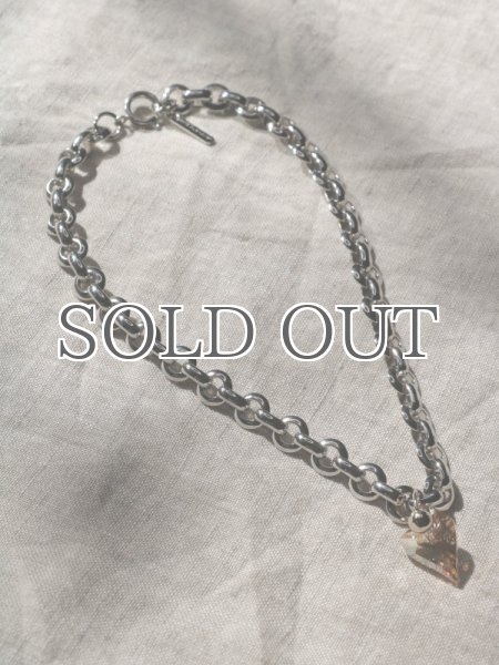 画像7: 【JUSTINE CLENQUET】MADISON CHOKER /ハートチャーム付きチェーンチョーカー［SILVER］ (7)