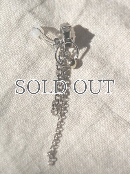 画像7: 【JUSTINE CLENQUET】DEAN CLIP-ON EARRING ／クリップオンシングルイヤリング［SILVER］ (7)