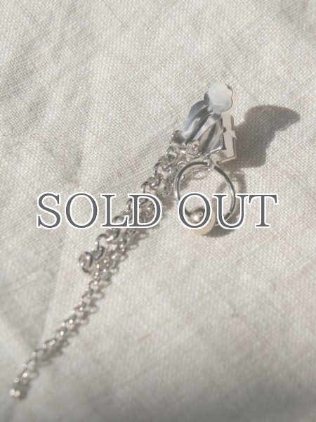 画像8: 【JUSTINE CLENQUET】DEAN CLIP-ON EARRING ／クリップオンシングルイヤリング［SILVER］ (8)