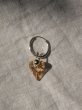 画像3: 【JUSTINE CLENQUET】MADISON EARRING /ハートチャーム付きシングルミニフープピアス［SILVER］ (3)