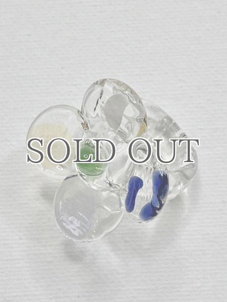 画像4: LEVENS - MAXIFLOR RING - CLEAR/MULTI (4)