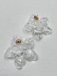 画像4: LEVENS - HIBISCUS EARRING ガラス製 ハイビスカス ピアス - WHITE (4)