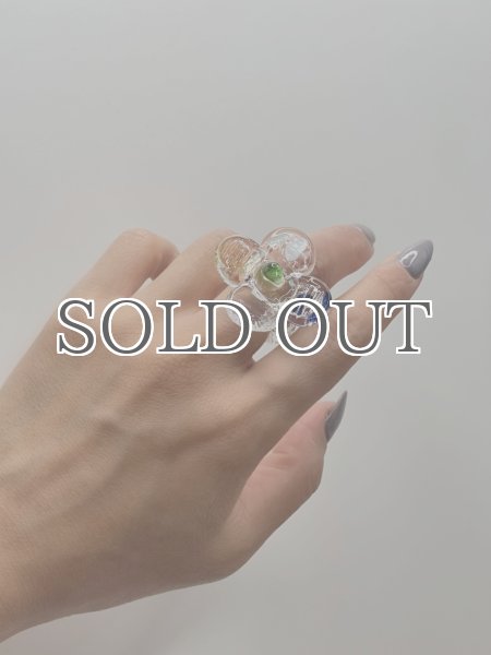 画像8: LEVENS - MAXIFLOR RING - CLEAR/MULTI (8)