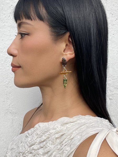 画像5: LEVENS - VENICE EARRINGS - マルチチャームガラス製ピアス (5)