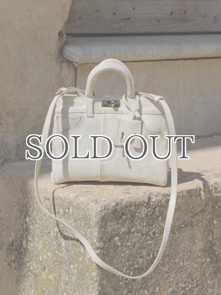 画像6: MEDEA - Nina Small Bag - White Leather (6)