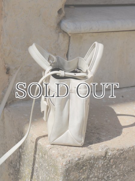 画像7: MEDEA - Nina Small Bag - White Leather (7)