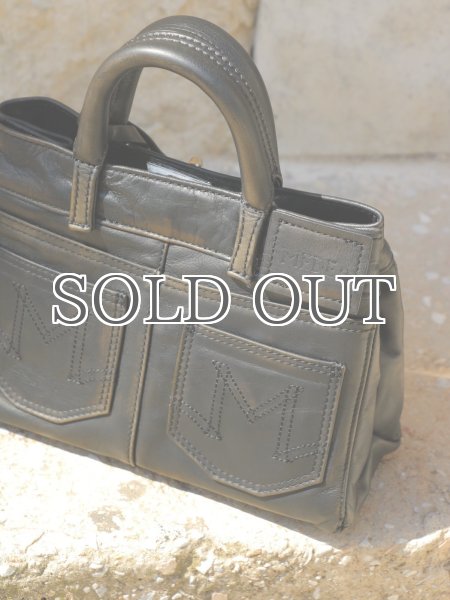 画像8: MEDEA - Nina Small Bag  - Black Leather (8)