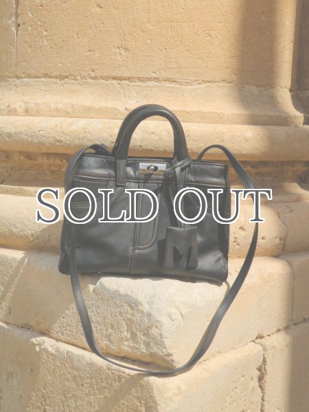 画像6: MEDEA - Nina Small Bag  - Black Leather (6)