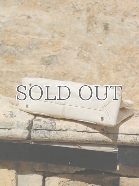 画像8: MEDEA - Nina Tote Bag - White Leather (8)