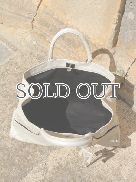 画像7: MEDEA - Nina Tote Bag - White Leather (7)