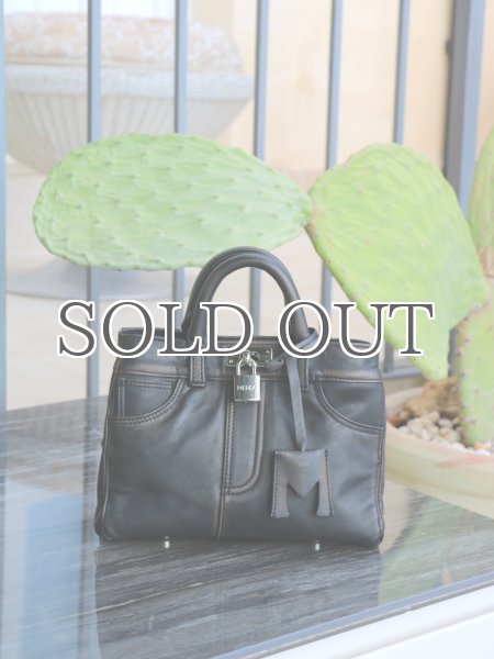 画像9: MEDEA - Nina Small Bag  - Black Leather (9)