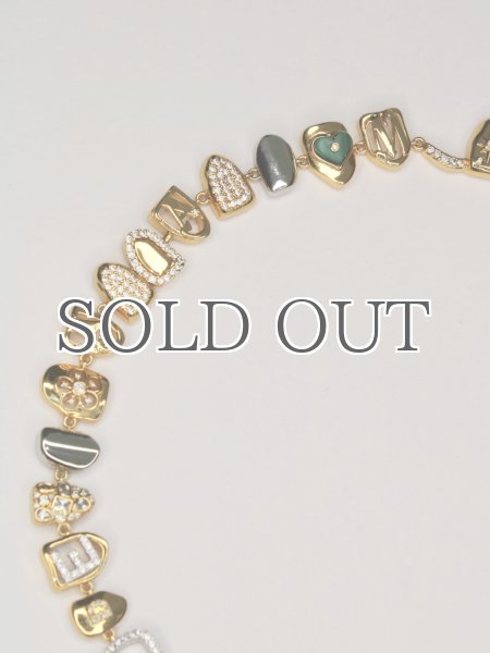 画像4: MEDEA  - The Erin Taylor Necklace ゴールドグリルズネックレス - Gold (4)