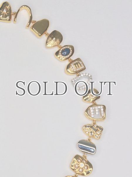 画像6: MEDEA  - The Erin Taylor Necklace ゴールドグリルズネックレス - Gold (6)