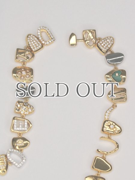 画像2: MEDEA  - The Erin Taylor Necklace ゴールドグリルズネックレス - Gold (2)