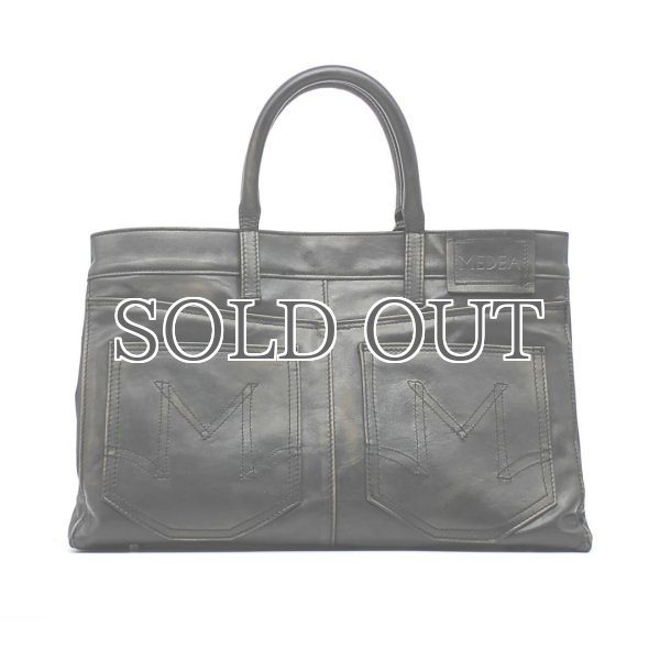 画像9: MEDEA - Nina Tote Bag - Black Leather (9)