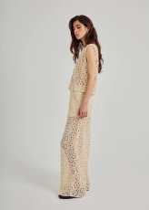 画像2: NORR - Crochet Pants クロシェニットパンツ - Off-White (2)