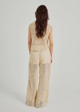 画像3: NORR - Crochet Pants クロシェニットパンツ - Off-White (3)