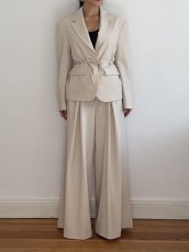 画像8: NORR - Kamin String Blazer ストリングウエストブレザー - Light Beige (8)