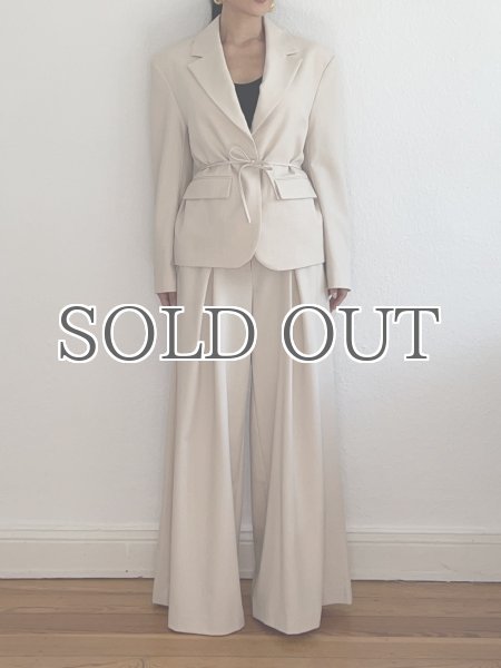 画像5: NORR - Kamin Wide Pants ワイドシルエットパンツー Light Beige (5)