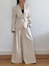 画像9: NORR - Kamin String Blazer ストリングウエストブレザー - Light Beige (9)