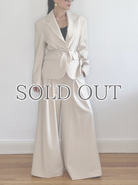 画像6: NORR - Kamin Wide Pants ワイドシルエットパンツー Light Beige (6)