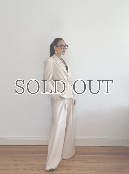 画像10: NORR - Kamin Wide Pants ワイドシルエットパンツー Light Beige (10)