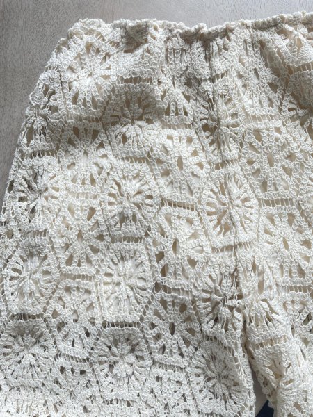 画像11: NORR - Crochet Pants クロシェニットパンツ - Off-White (11)