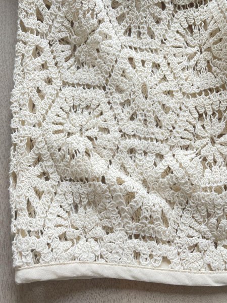 画像12: NORR - Crochet Pants クロシェニットパンツ - Off-White (12)