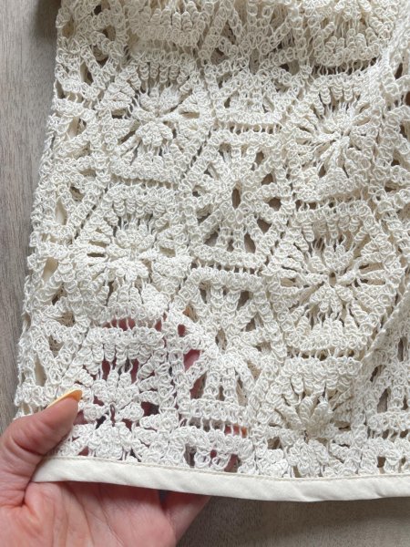 画像13: NORR - Crochet Pants クロシェニットパンツ - Off-White (13)