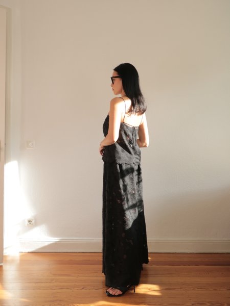 画像12: NORR - Loisa Maxi Skirt レースマキシスカート - Black (12)
