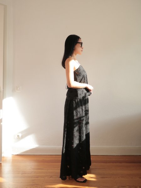 画像11: NORR - Loisa Maxi Skirt レースマキシスカート - Black (11)