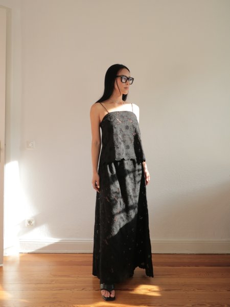 画像13: NORR - Loisa Maxi Skirt レースマキシスカート - Black (13)